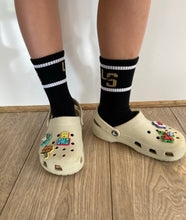 Load image into Gallery viewer, Socks Tan/White