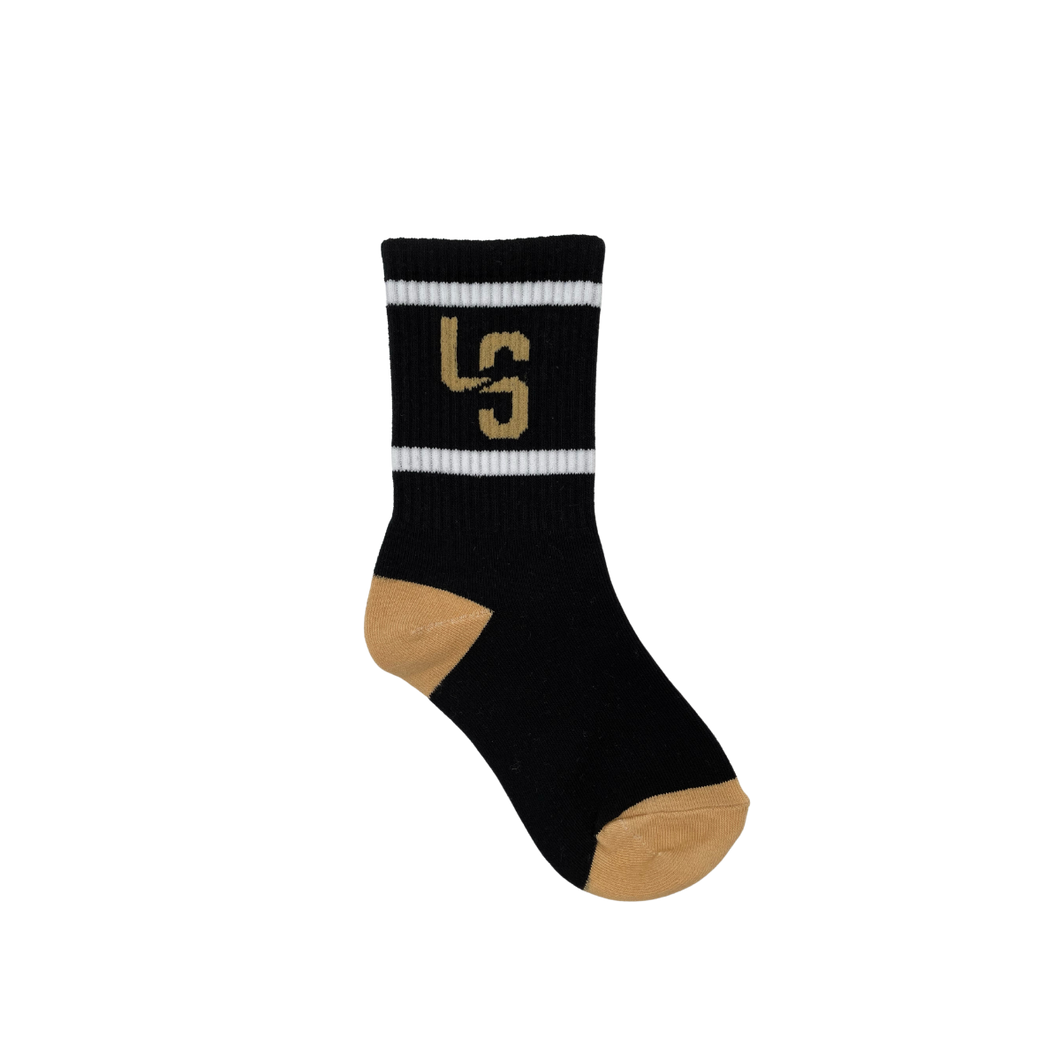 Socks Tan/White