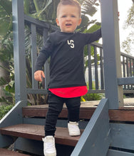Load image into Gallery viewer, Longsleeve Droptails Red