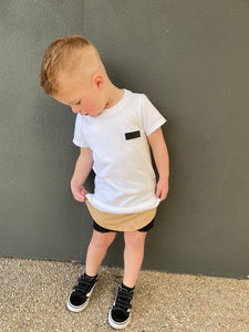 T-Shirt Droptails Tan