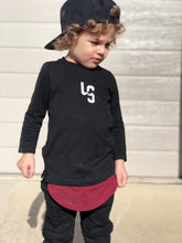 Load image into Gallery viewer, Longsleeve Droptails Plum