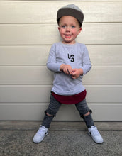 Load image into Gallery viewer, Longsleeve Droptails Plum
